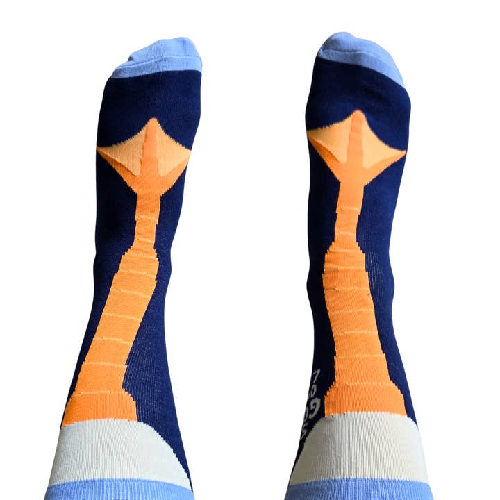 Oca Sciocca in Libertà - Calzino Divertente da Donna in Cotone per la vendita all'ingrosso da parte di Sleazy Greetings