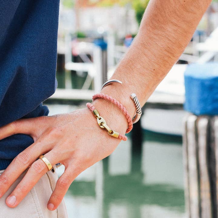 Sailormade - Vente Bracelet manchette - Bracelet manchette nautique Fid pour homme/unisexe1