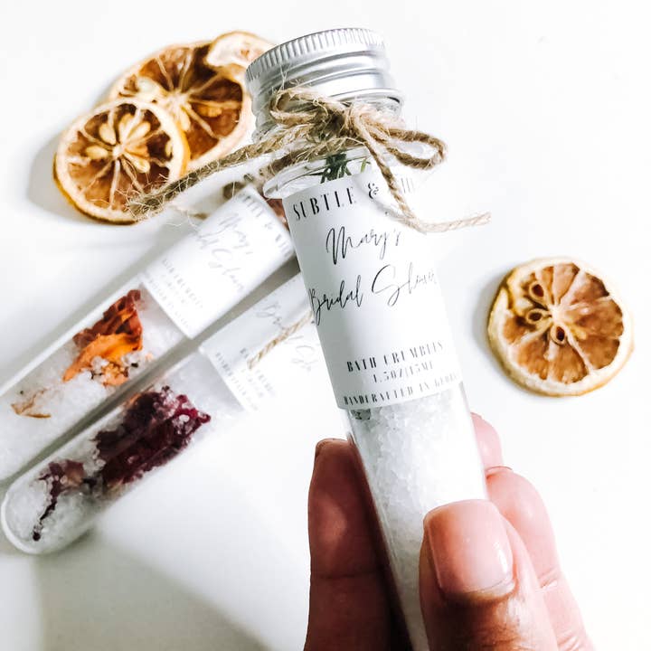 Subtle & Wild - Wholesale Bath salts - Bath Salts|12 Bath Salt Tubes|Bath Salt|Soak|Salt|Bath Bomb