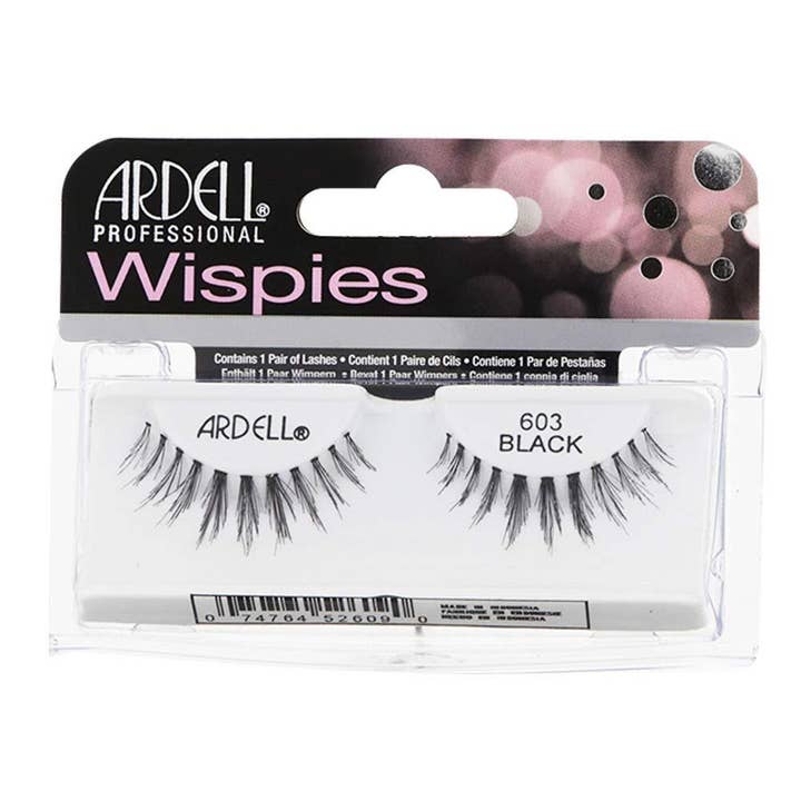 Ardell Lashes Wispies 603, color negro para venta al por mayor de KT Supply