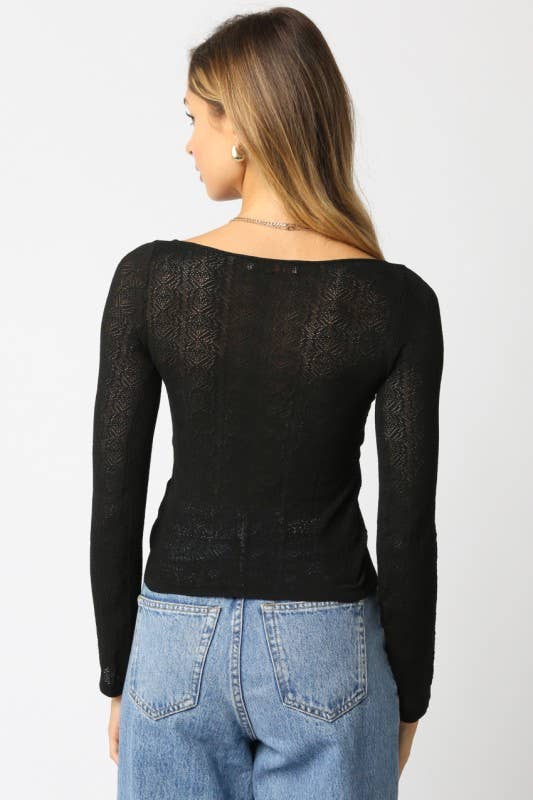 Olivaceous - Wholesale Knit Top - Women's - Lucia Knit Top2