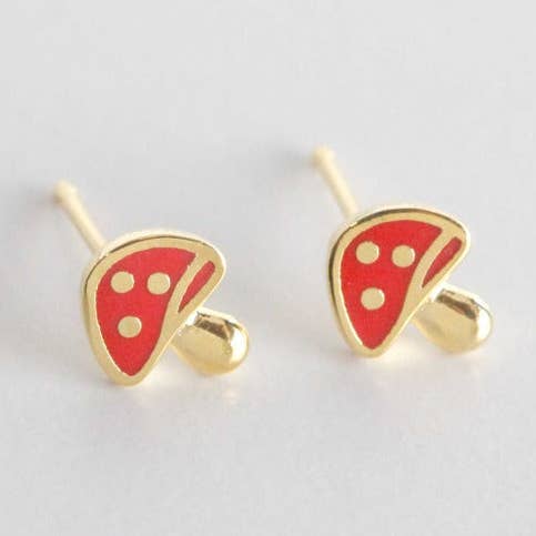 Magic Mushroom Stud Earrings for wholesale by Silla