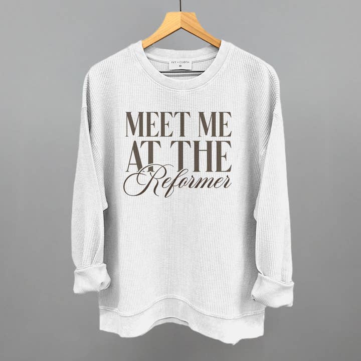 Ivy + Cloth - Wholesale Screen Printed T-Shirt - Women's - Meet Me At The Reformer7