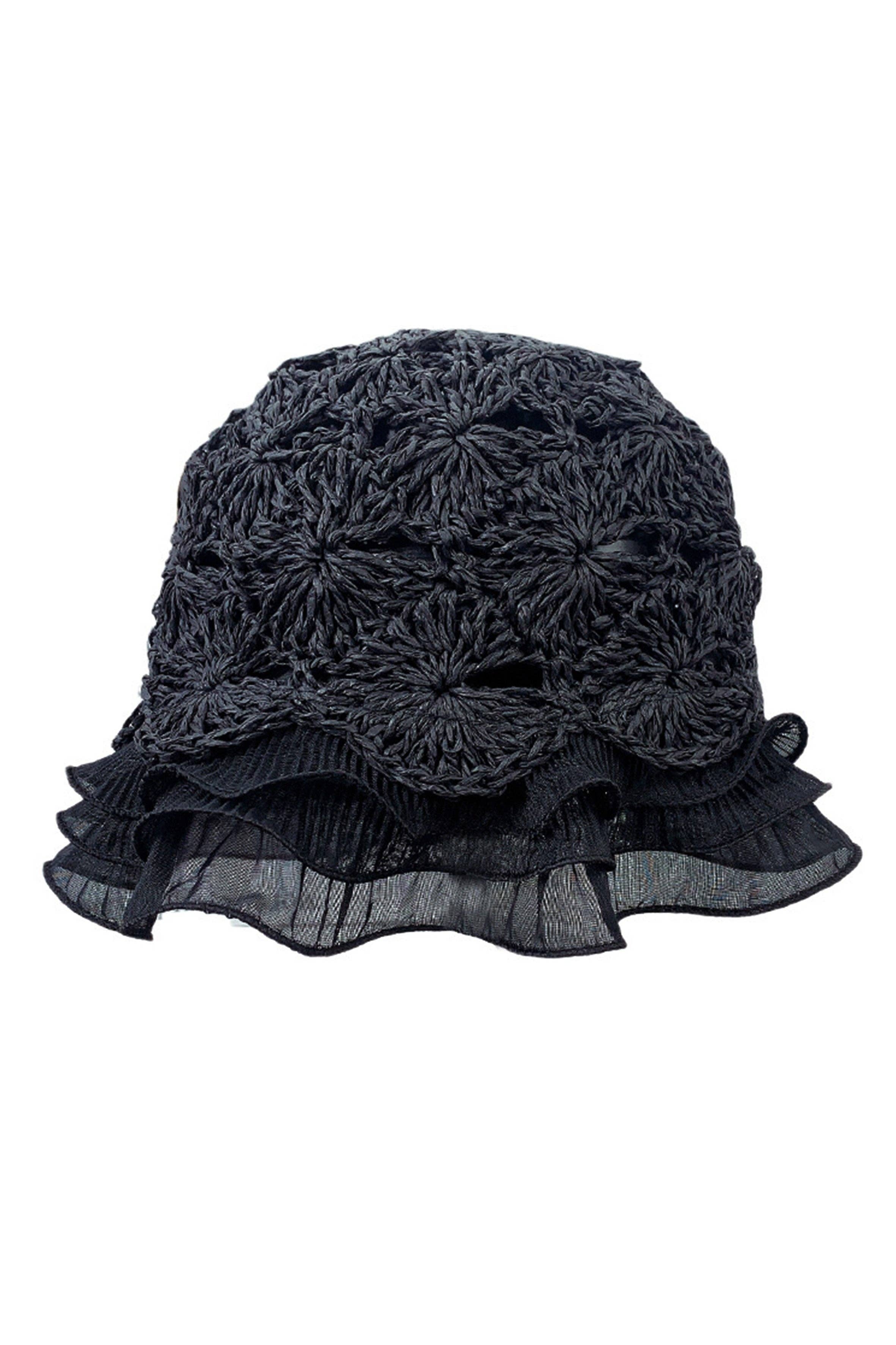 Ole - Wholesale Bucket Hat - Women's - Ruffle Lace Fisherman Hat C012713