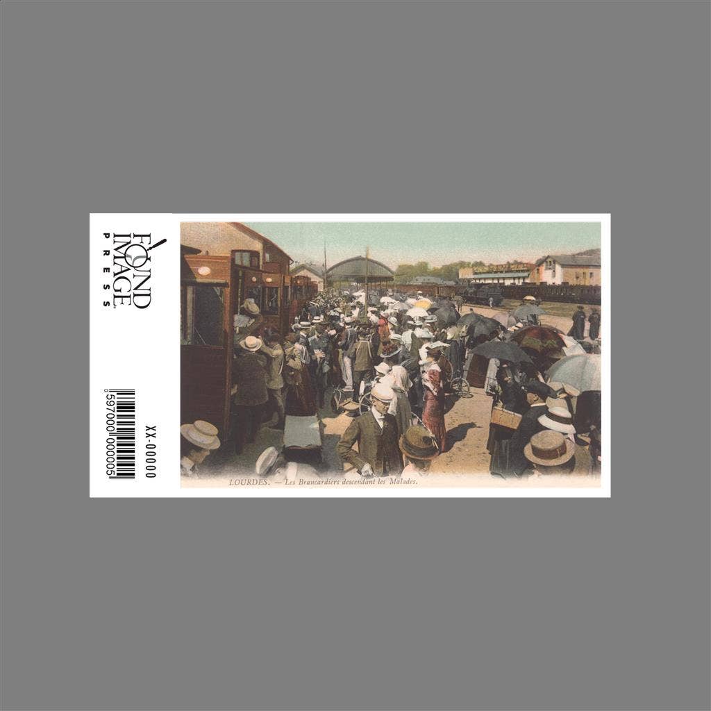 Found Image Press - Wholesale Sticker - Sticker FF-332 Crowds at Lourdes1