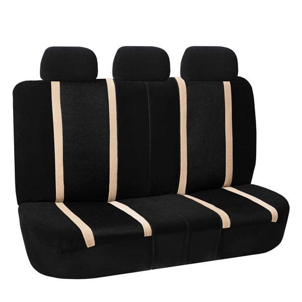 Fundas de asiento deportivas, parte trasera, color beige para venta al por mayor de FH GROUP