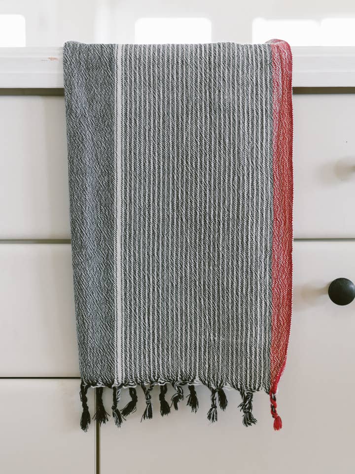 Essuie-mains Tribeca anthracite pour la vente par HOME & LOFT