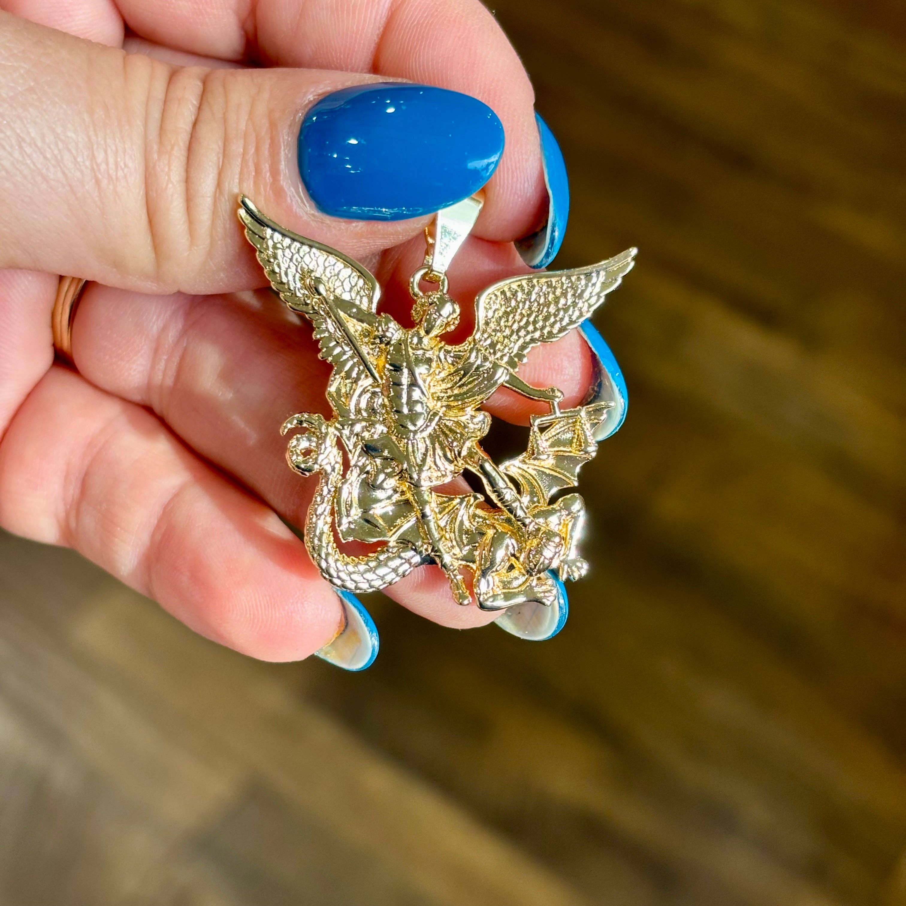 Love and Honor Jesus LLC – Engroshandel Vedhæng/charm – Store forgyldte vedhæng7