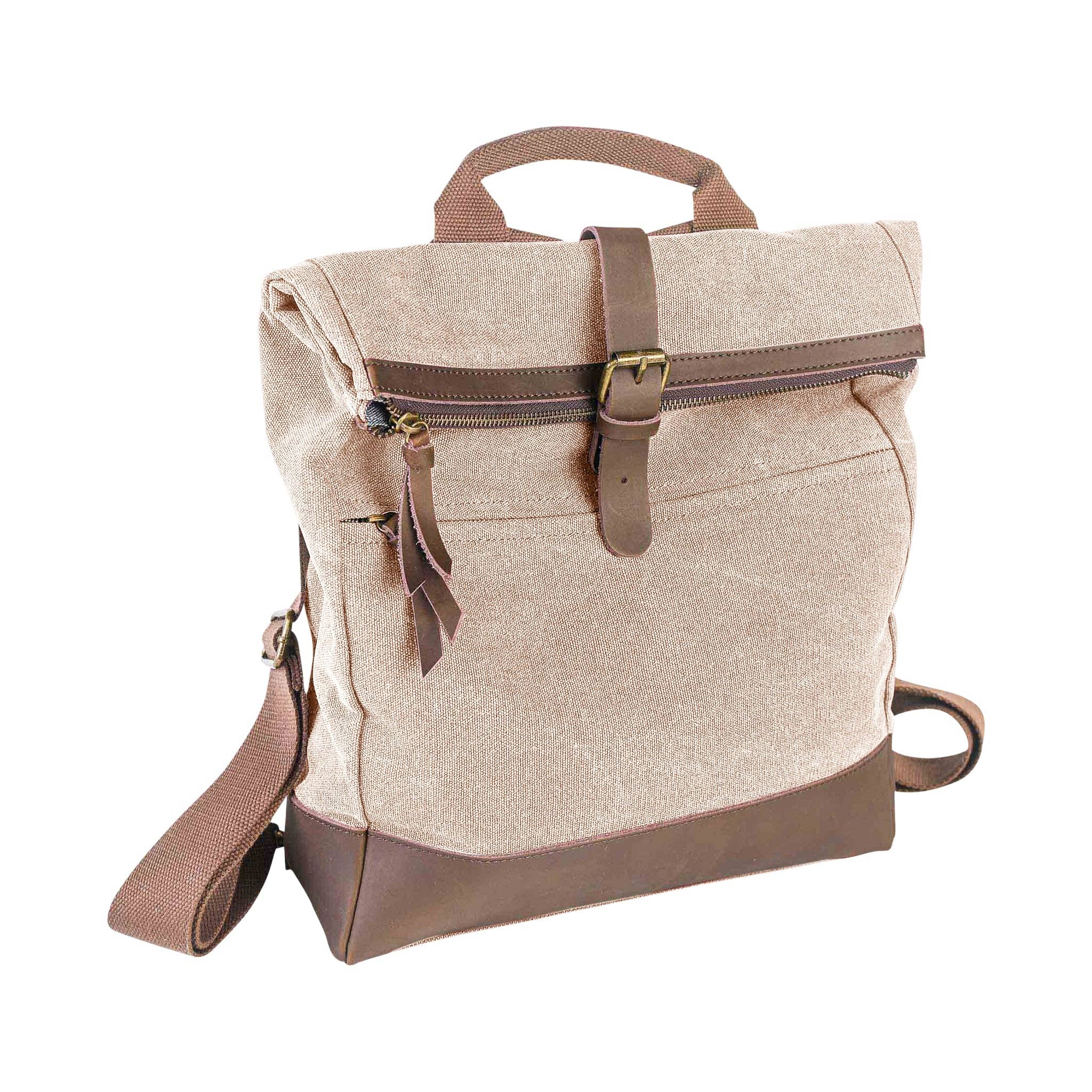 ZEDE PARIS - Vente Sac à dos – unisexe - ECOLE MILITAIRE - Sac à dos en toile et cuir24