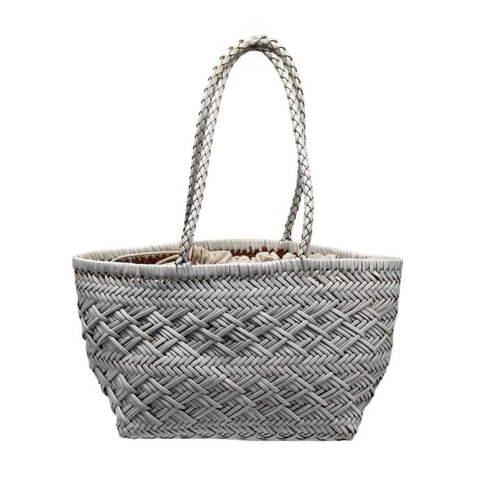 Louisa lee - Wholesale Grocery/Shopping Bag - SMALL BRAIDED LEATHER CROSSBODY SHOPPING BAG2