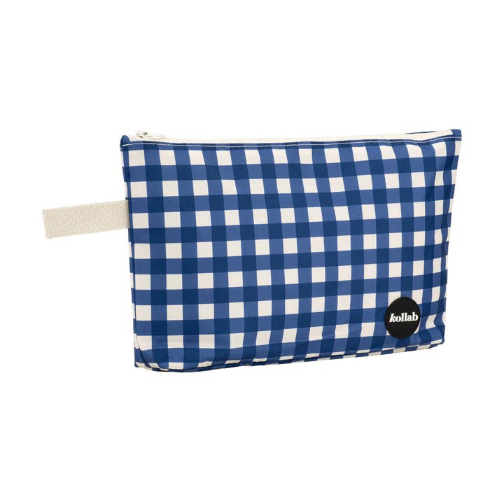 Wet Bag Blue Check for wholesale by Kollab