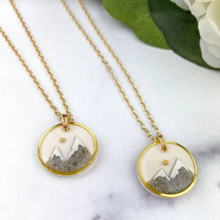 Light Shine - Wholesale Pendant/Charm Necklace - Mountain Mover Necklace | Mustard Seed | Christian Faith4