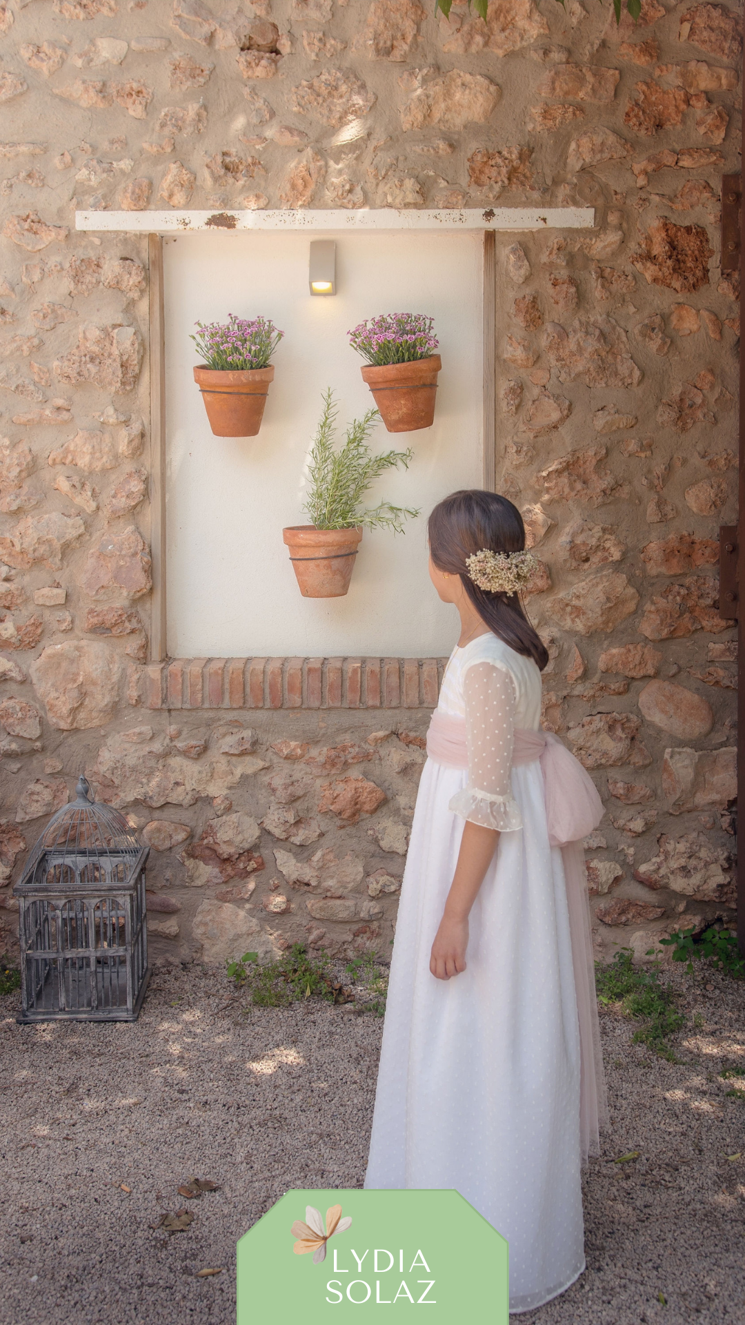 LYDIASOLAZCEREMONIAS - Venta al por mayor Vestido - Niños - Vestido de Comunión Elia2