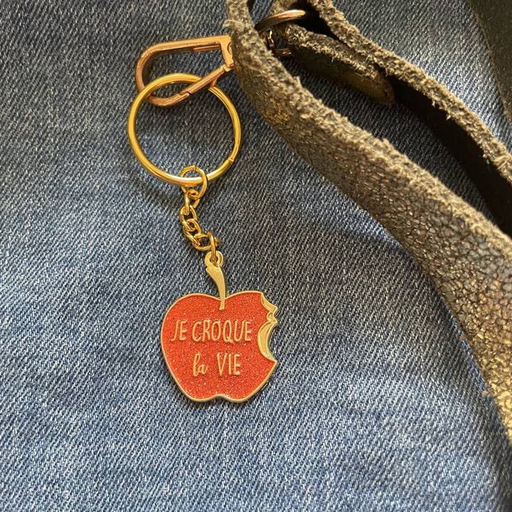 Madame la mouette - Wholesale Keychain - Women's - Je croque la vie keychain1