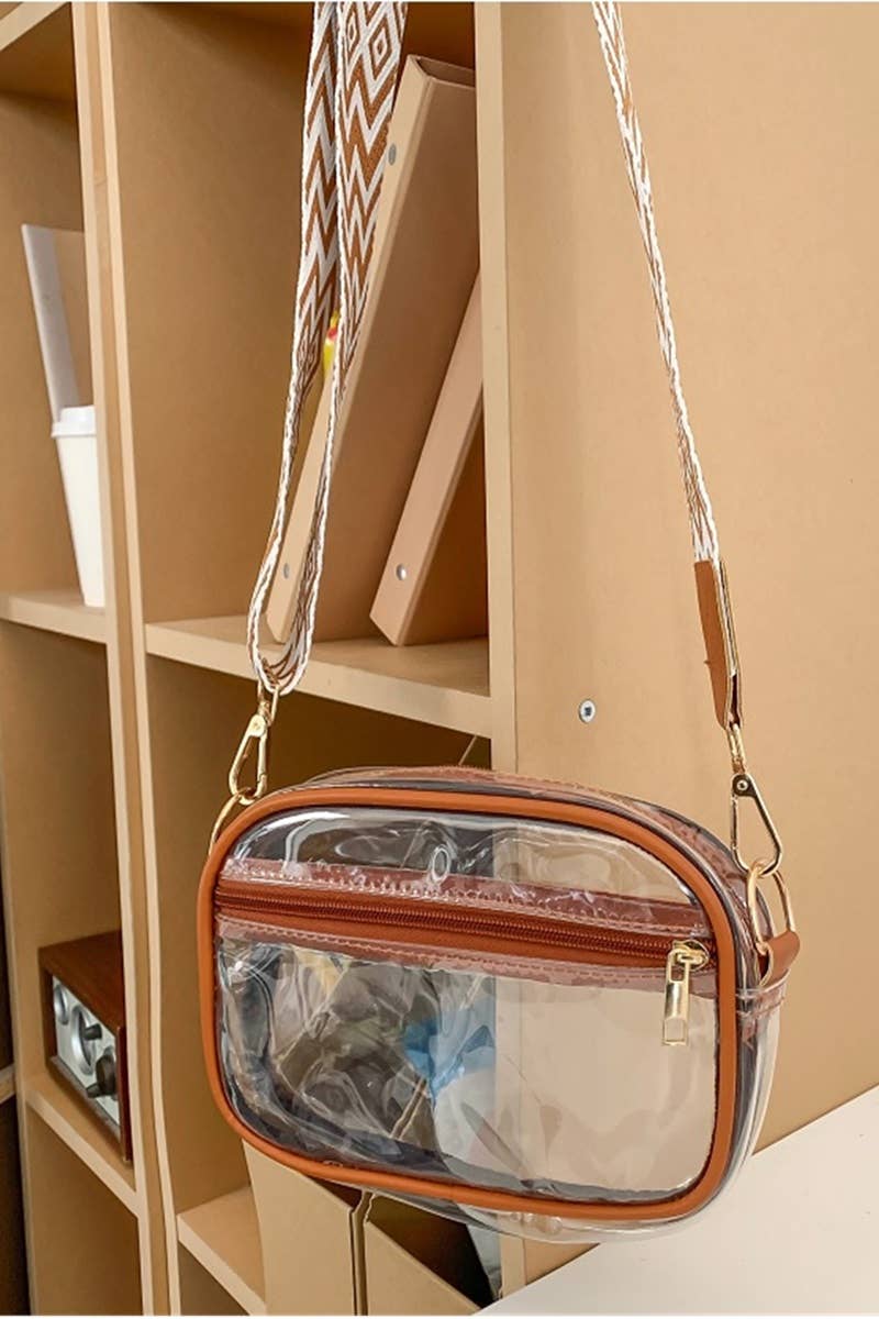 42POPS - Wholesale Crossbody Bag - Women's - `.Game Day Stadium Approved Clear Crossbody Bag21