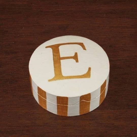 Caixa listrada ouro - E por atacado de Love Explorers