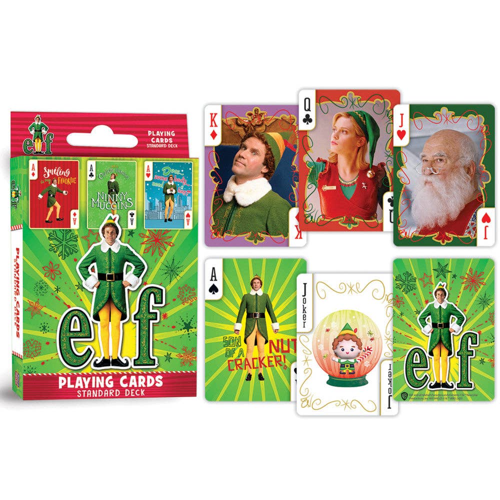Masterpieces Puzzles - Wholesale Playing Cards - Elf, The Movie, Playing Cards - 54 Card Deck2
