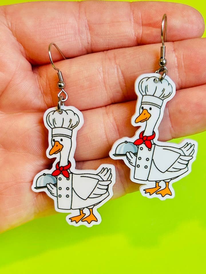 Sjove Gåseøreringe Sjove Øreringe Skøre Øreringe for engroshandel hos Alien Bratz