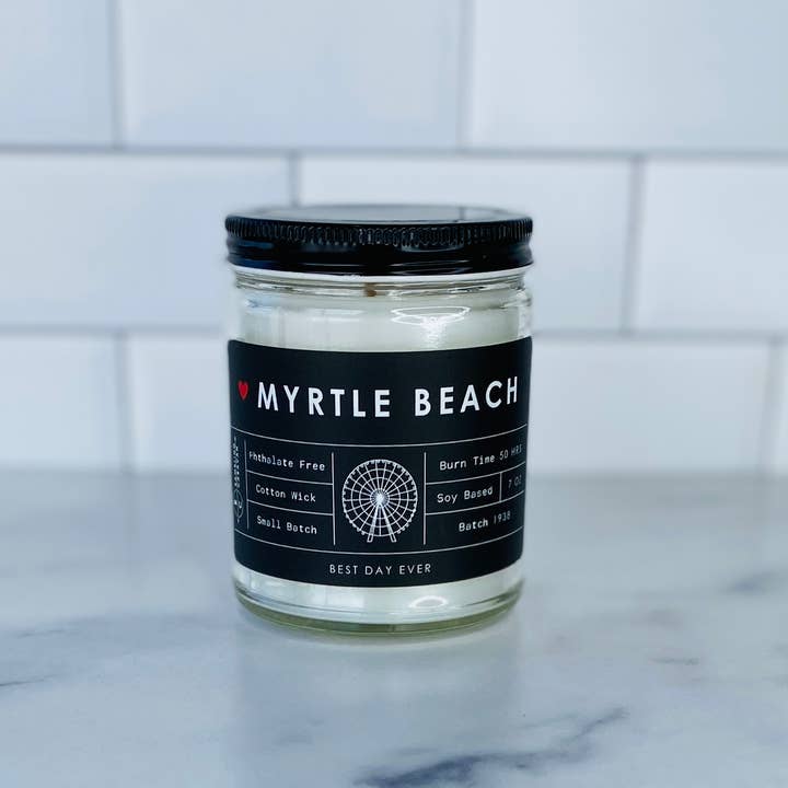 Rambling Caravan - Wholesale Jar/Filled Candle - Myrtle Beach, SC Candle