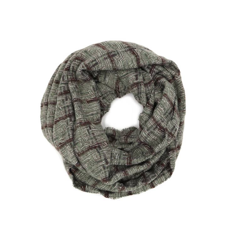 PLAID INFINITY SCARF for wholesale by Girly