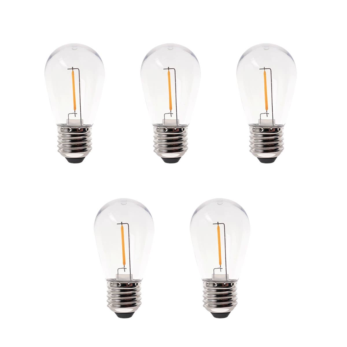 LightsOn - Wholesale Outdoor/Lawn Light - Deco bulb x 5, E27 12V (warm white)1