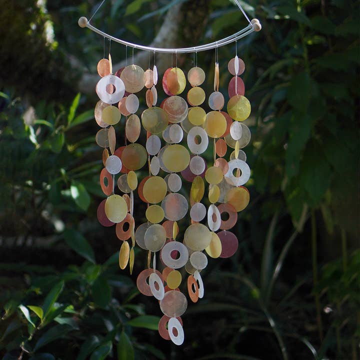 Balizen by zen zen garden home - Wholesale Wind chime - Capiz Chime Inverted Arch | Flame1