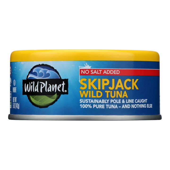 Everyday Supply Co - Wholesale Tinned Fish - Wild Planet Skipjack Tuna No Salt, 12-Pack, 5 Oz