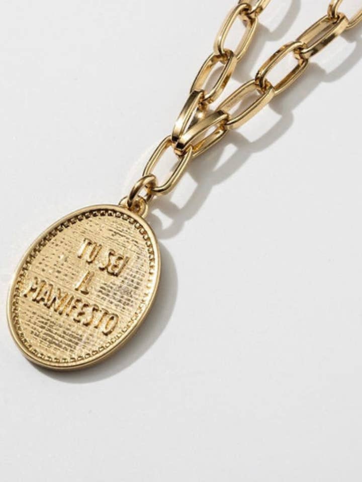 Tu sei il Manifesto Necklace voor wholesale door LÍA MARANT