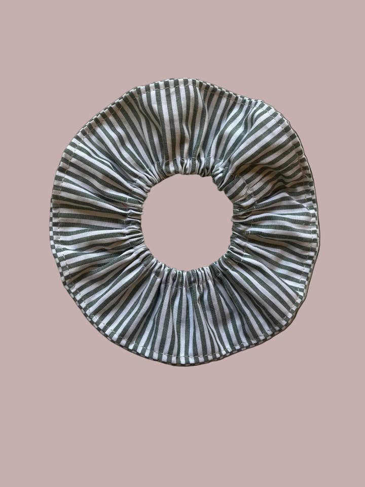 Scrunchie -Stripe (various colours) - Cotton for wholesale by Orla & Fern