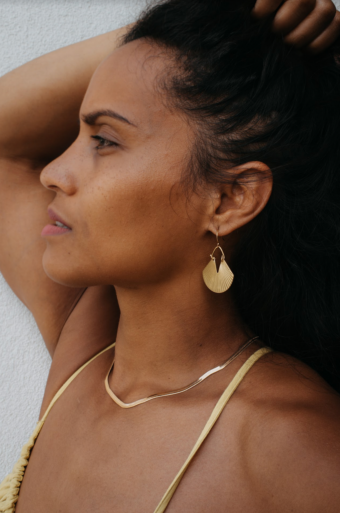 Océanne – wholesale Hängande örhängen – Mila Fan Örhängen - Salma3