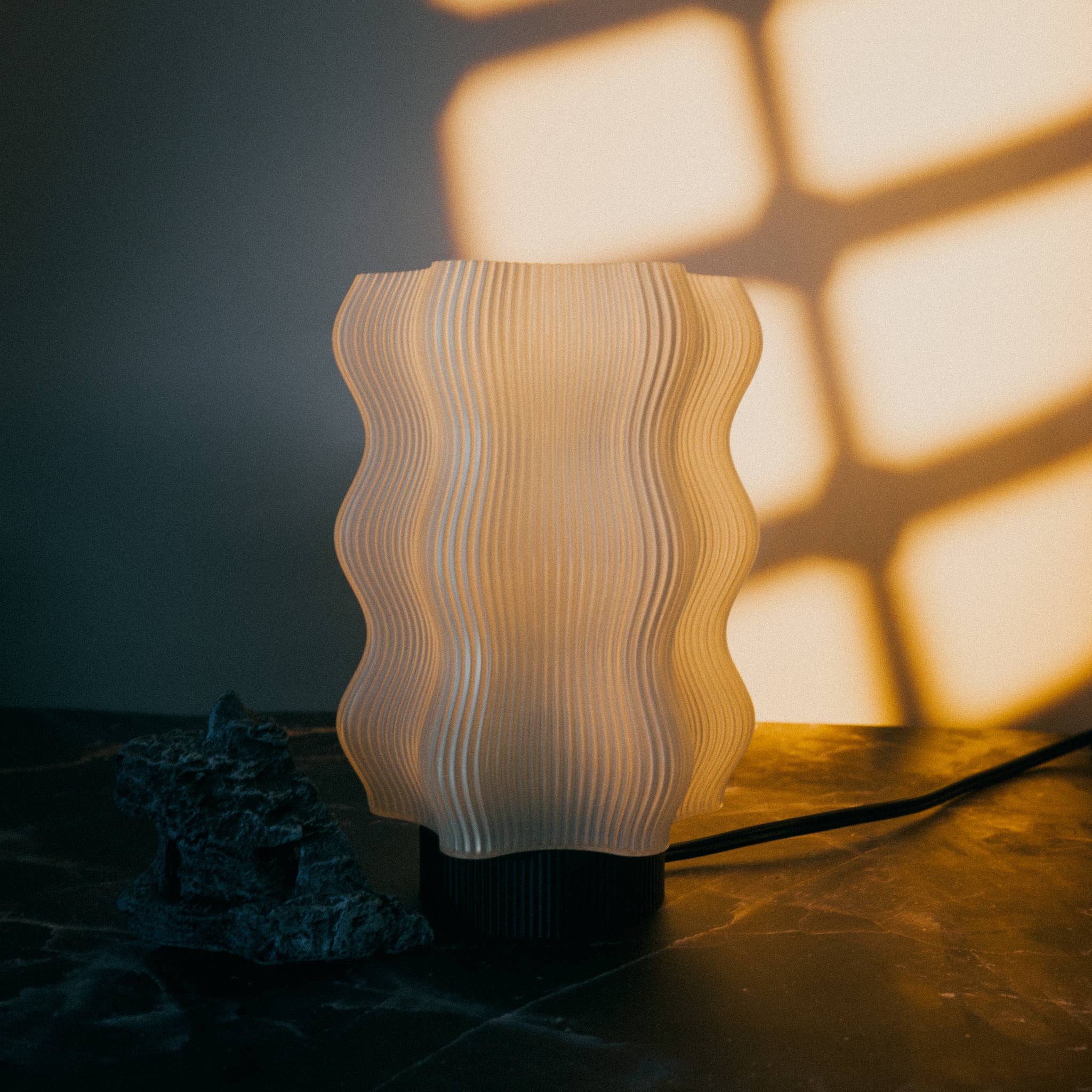 OrijaDesign - Wholesale Accent/Desk Lamp - Reef Table Lamp - Opal6