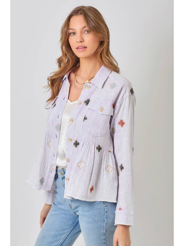 Mystree - Wholesale Jacket – Women's - 61004 Washed Peplum Jacket26