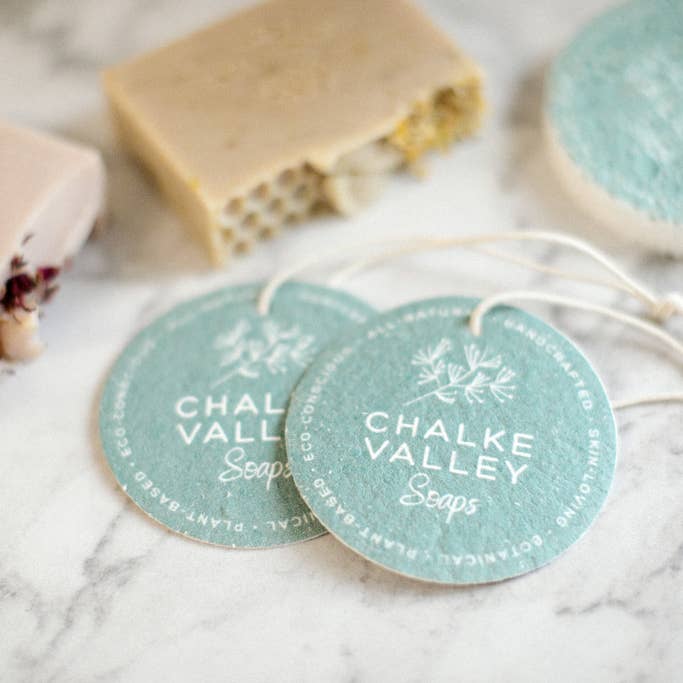 Chalke Valley Soaps – wholesale Facial cleanser – Compostable Magic Sponge for Gentle Facial Cleansing5