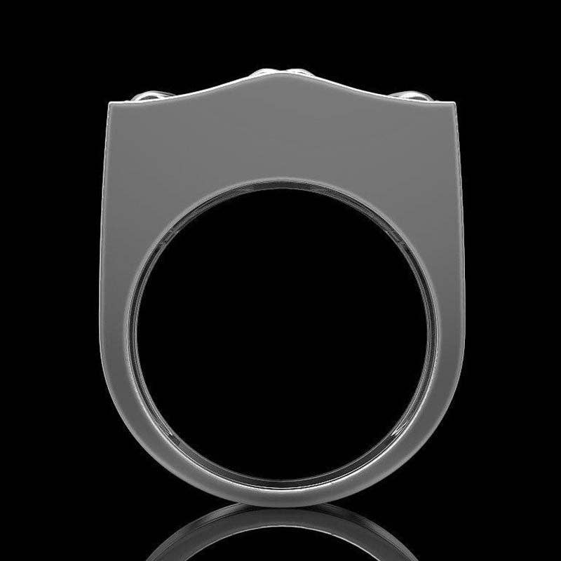 Tourtiwi - Wholesale Cocktail/Statement Ring - Punk Style Skull Couple Rings13