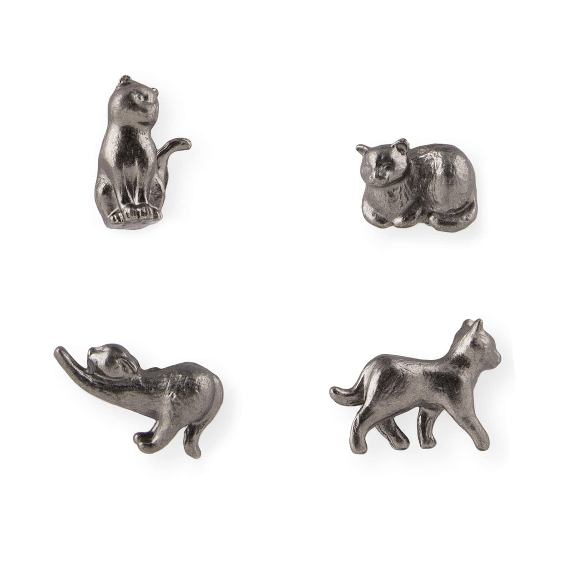 Three by Three Seattle - Wholesale Magnet - cast metal cat magnets2