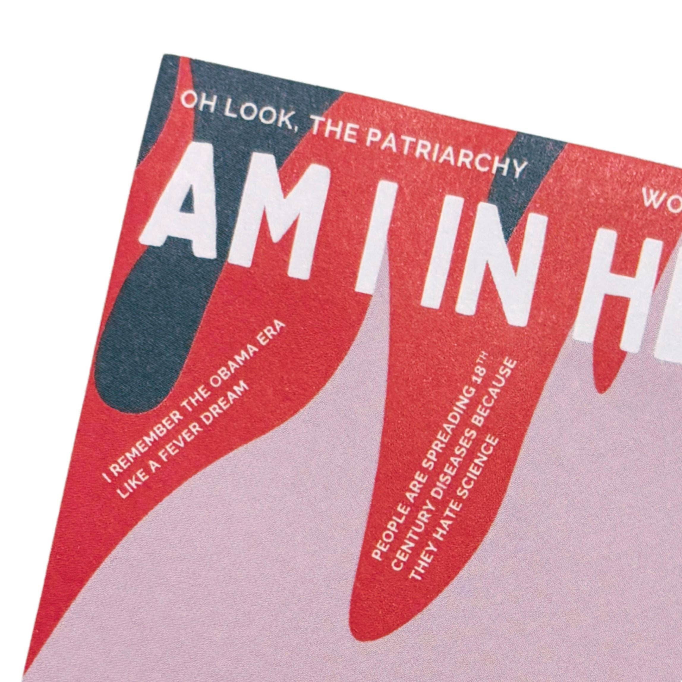 GetBullish - Wholesale Sticky Notes - Am I In Hell Jumbo Sticky Notes | Feminist 4" Retro Notepad5