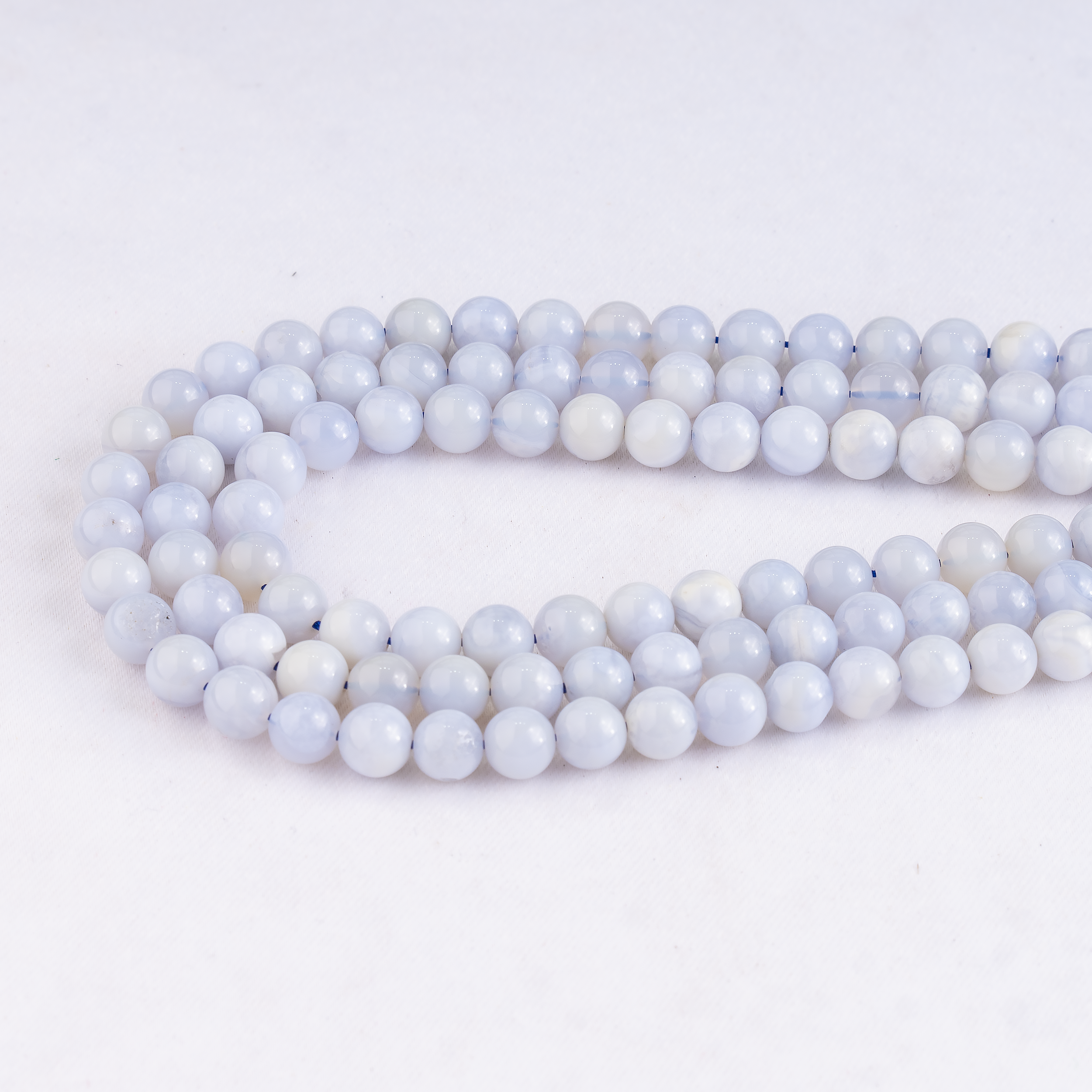 Soothing Crystals Beads – Großhandel Perlen – Kristall Schmuckperlen | Blaues Spitzenachat | Edelsteinperlen1