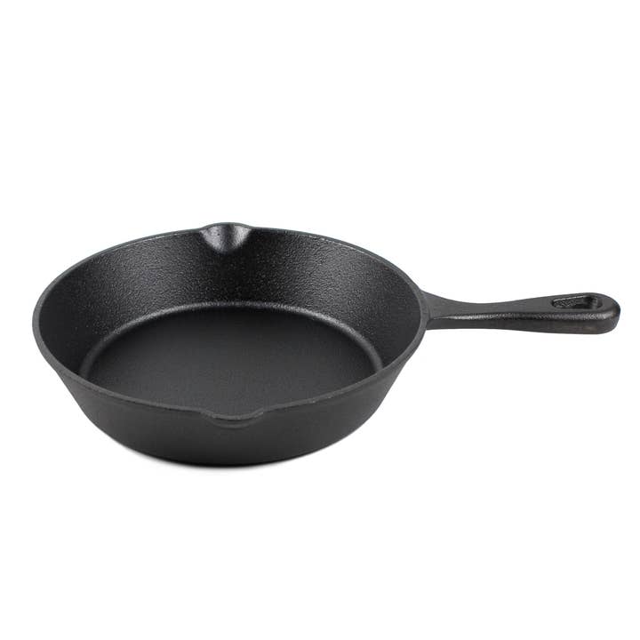 Crucible Cookware – Großhandel Gusseisenpfanne – Bratpfannen-Set aus Gusseisen (20 cm, fertig eingebrannt)4