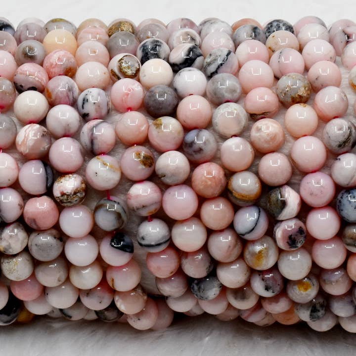 Soothing Crystals - Wholesale Beads - Crystal Jewelry Beads | Pink Opal | Healing Gemstone Beads3