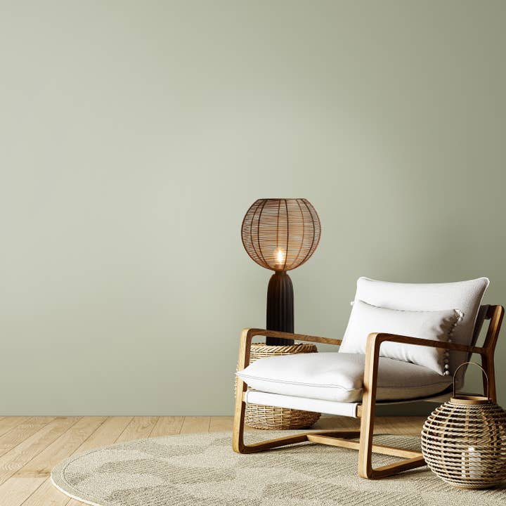 18.5"H Woven Brass Tone Wire Globe Shade Pillar Table Lamp for wholesale by River of Goods