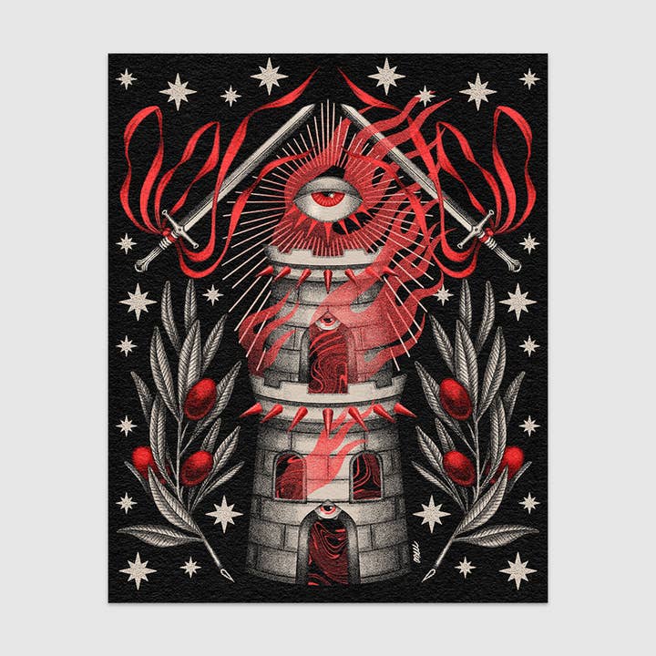 The Tower Print for wholesale by Amanda Marie Bell
