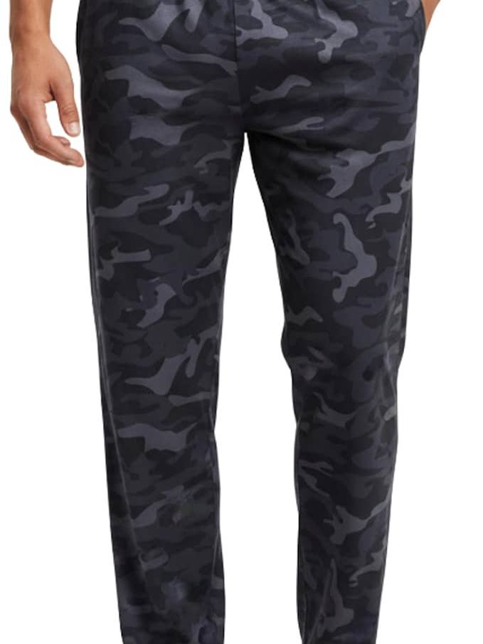 Mens Pajama Pants - Black Camo for wholesale by Funky Junque