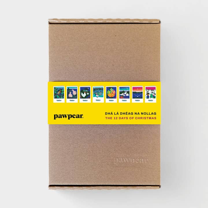 12 Days Christmas Card Box for wholesale by Pawpear