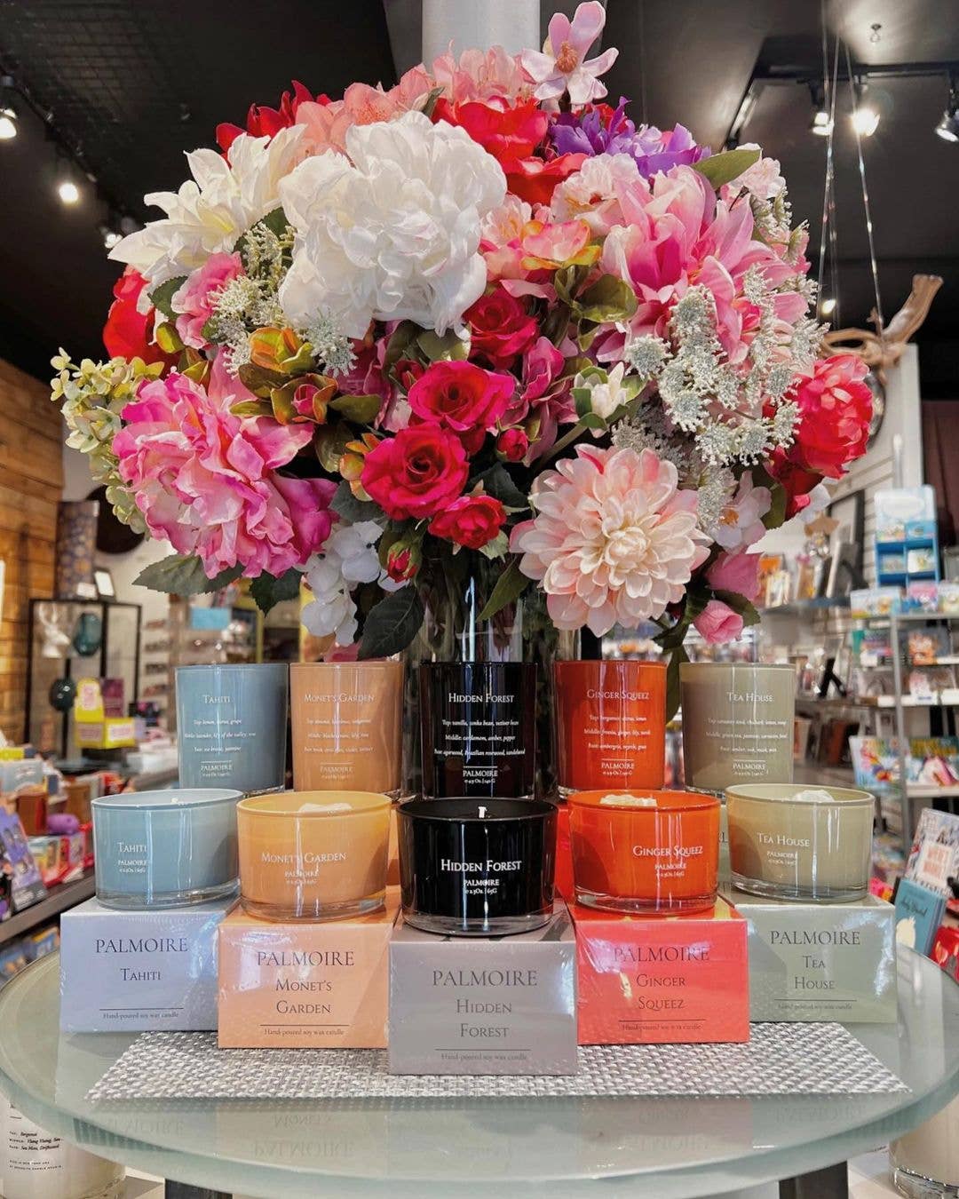 Palmoire Home Fragrance - Wholesale Jar/Filled Candle - Monet's Garden Soy Wax Candle [rose/lily/almond]5