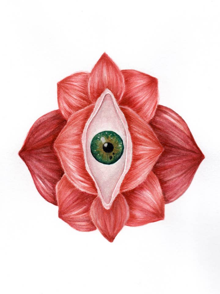 Yoni Bloemenprint voor wholesale door Magick Collective