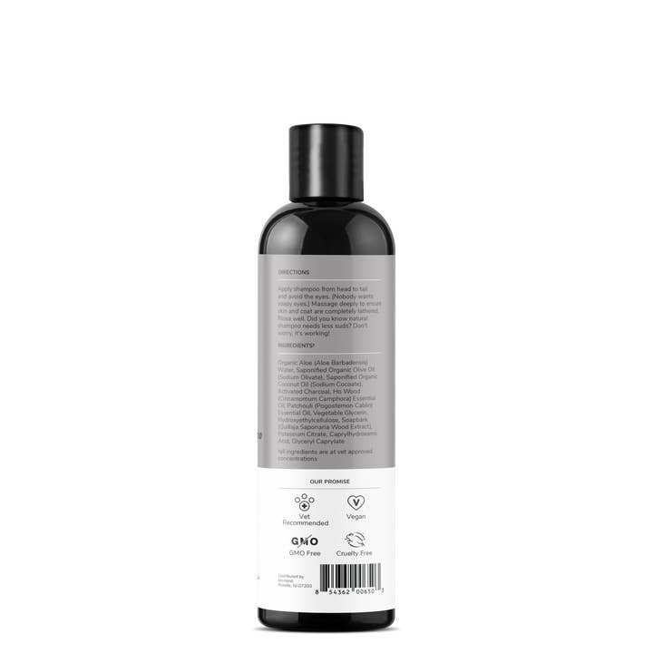 Alamo Pet Experts - Wholesale Pet Shampoo - Dog - KIN Patchouli (Charcoal Deep Clean Natural Shampoo for Dogs)