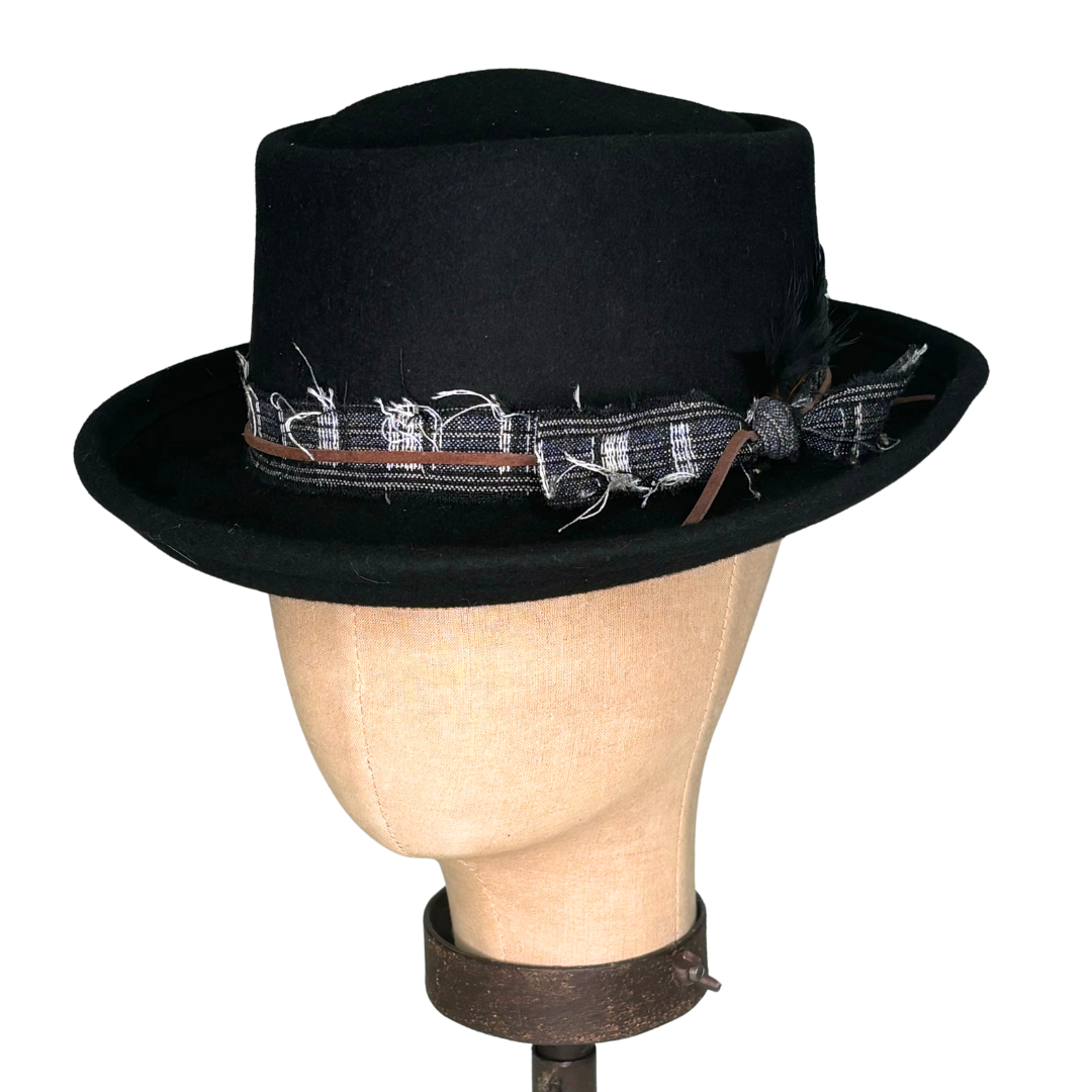 Kathy Jeanne Millinery - Wholesale Fedora - Unisex - Wool Jazz Pork-Pie Hat0