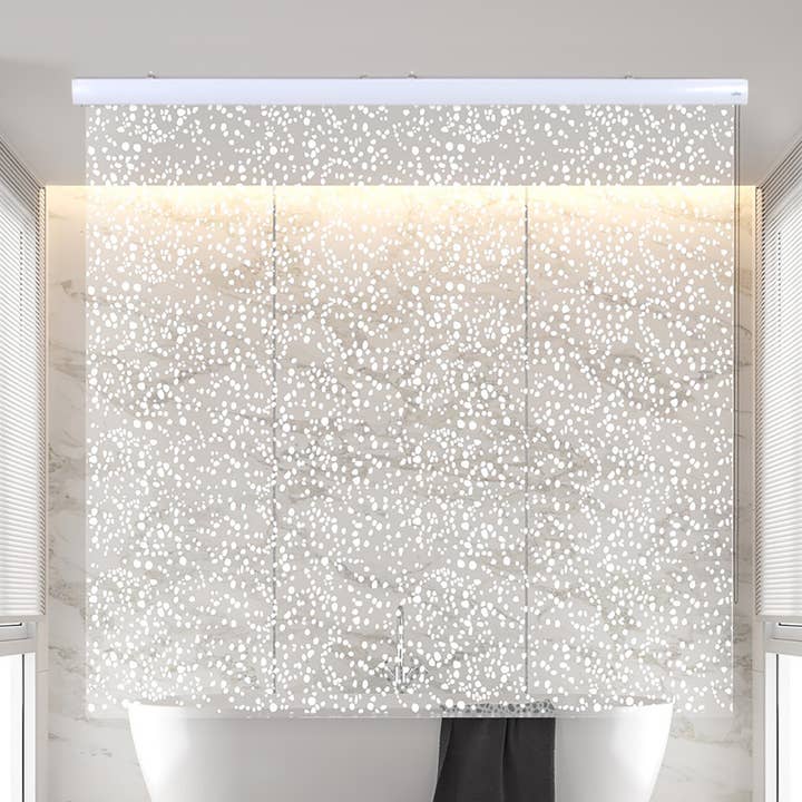 Jakooz Rollup Shower Curtain for Bathroom for wholesale by Jakooz