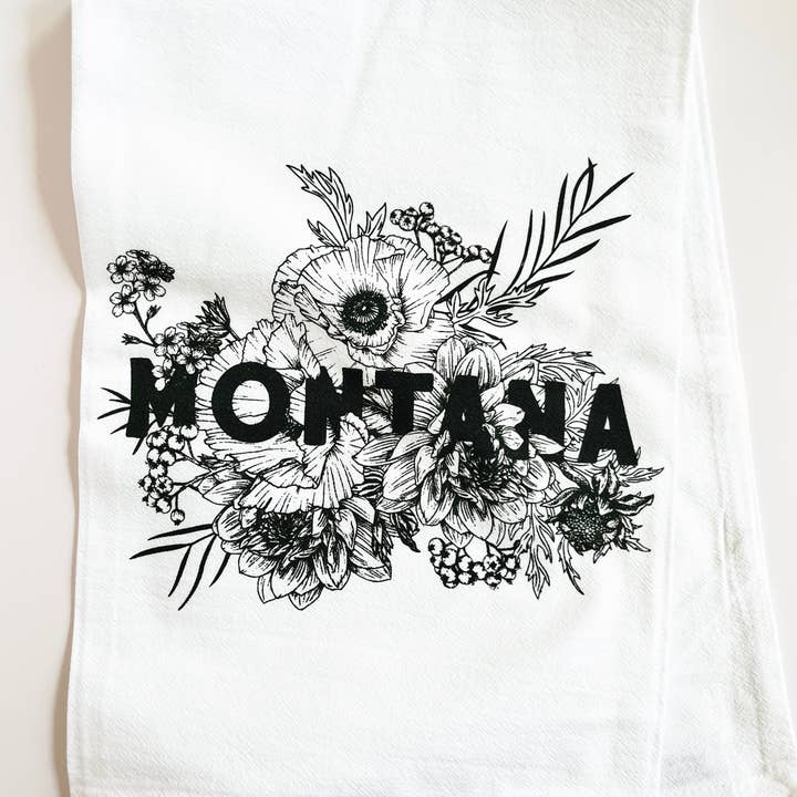 Toalha de cozinha Montana Flowers por atacado de H.B. Elliot