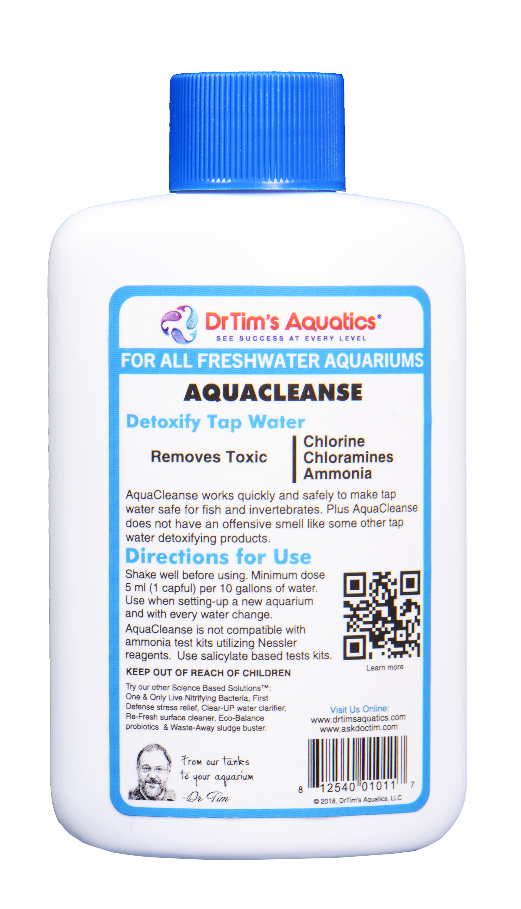 DrTim's Aquatics - Wholesale Pet Supplement - Not Cat/Dog - Freshwater AquaCleanse1
